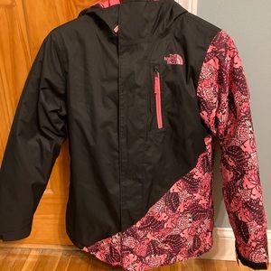 North Face ski coat shell/lining xl(18)